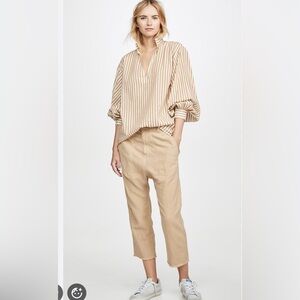 Nili Lotan Luna pant size 4 tan. Tan Women's Cropped Pants
